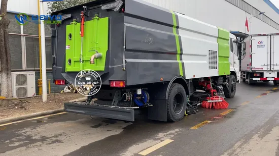 Hocheffizienter 4X2-Landebahn-Straßen-Autobahn-Flughafen-Vakuum-Straßenkehrmaschine-LKW-Kehr-Reinigungs-LKW