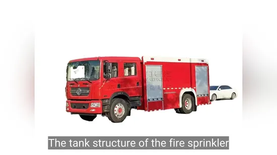 China Feuerlöschfahrzeug Dongfeng 5ton 5000L Wasser- und Schaumlöschfahrzeug Feuerlöschausrüstung Feuerlöschfahrzeug