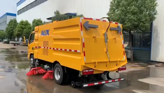 Mini-Straßenwaschkehrmaschine mit Staubtank zu verkaufen