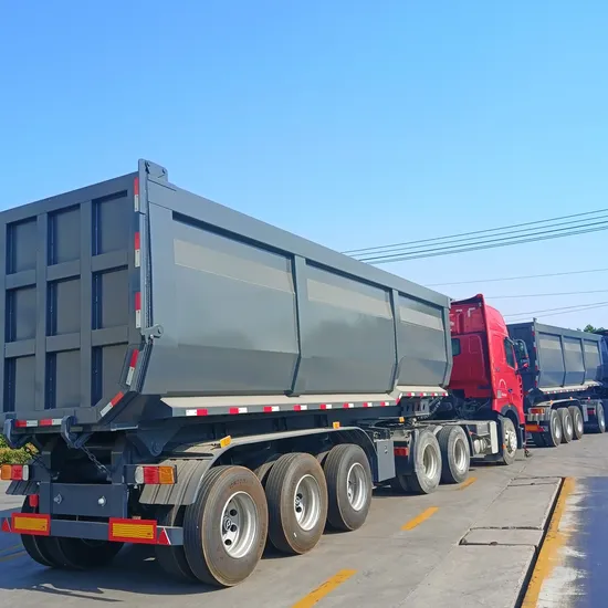 Schwerlast-3-Achsen-Flachbettcontainer und Massengut-Multi