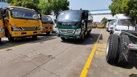 Foton 4X2 Vakuumwasch-Straßenkehrfahrzeug-Reinigungs-Kehrmaschine-LKW